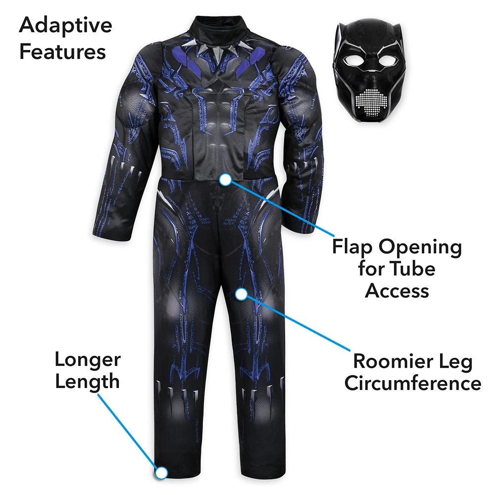 Disney Black Panther Light-Up Adaptive Costume For Kids 4 Disney Black Panther Light-Up Adaptive Costume For Kids - Image 2