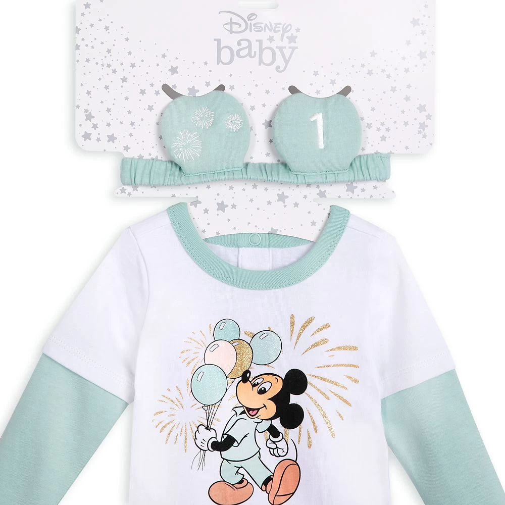 Disney Mickey Mouse First Birthday Layette Set 8 Disney Mickey Mouse First Birthday Layette Set - Image 6