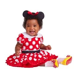 Disney Minnie Mouse Costume Bodysuit For Baby – Red