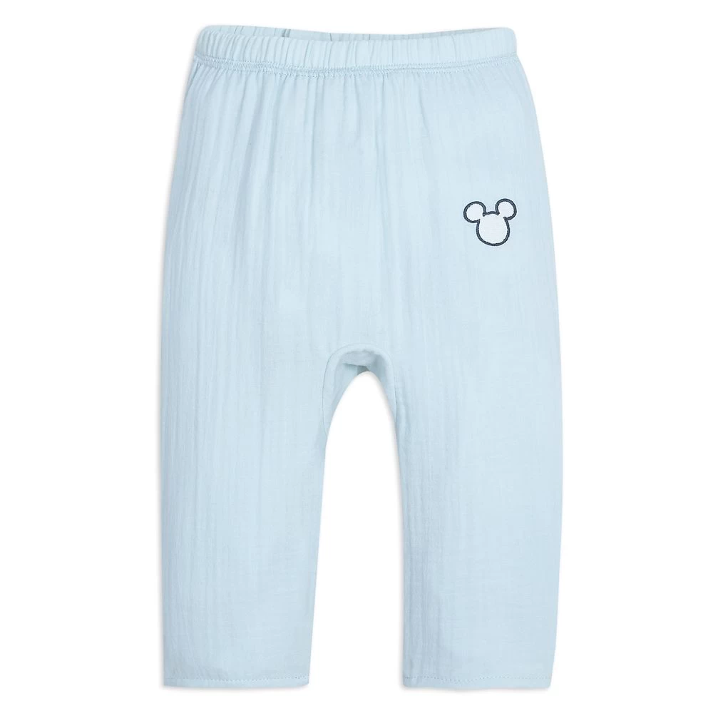 Disney Mickey Mouse Icon Woven Shirt And Pants Set For Baby 7 Disney Mickey Mouse Icon Woven Shirt And Pants Set For Baby - Image 5