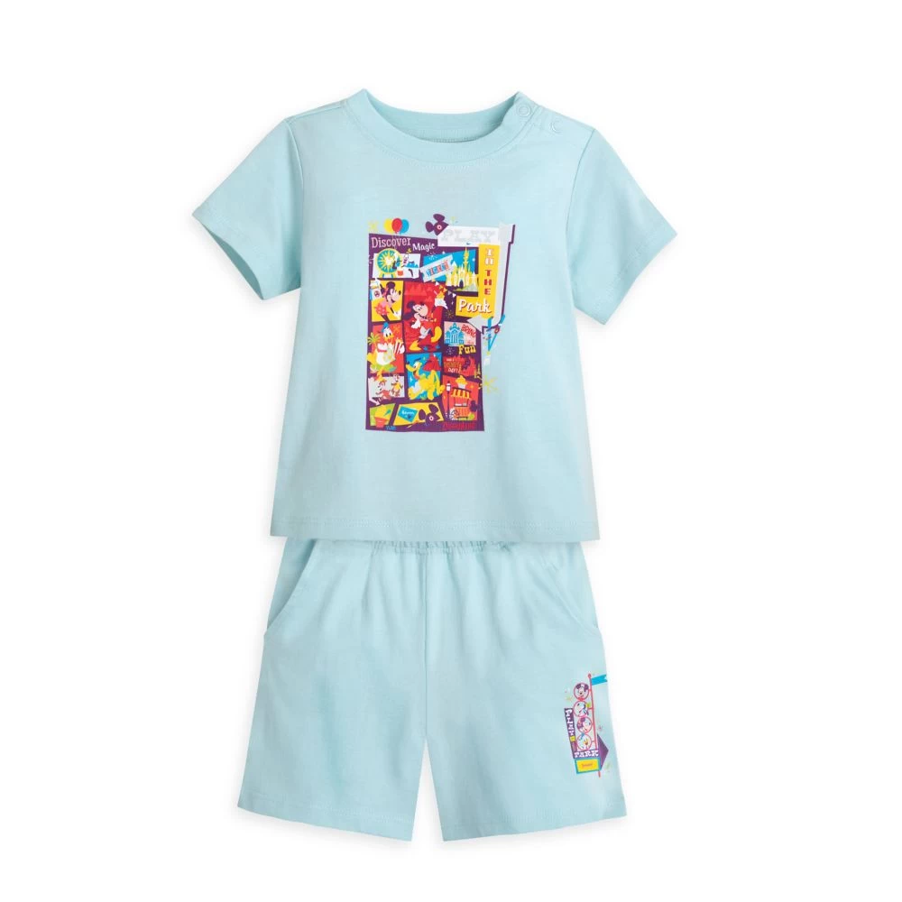 Mickey Mouse And Friends Play In The Park T-Shirt And Shorts Set For Baby – Disneyland 3 Mickey Mouse And Friends Play In The Park T-Shirt And Shorts Set For Baby – Disneyland