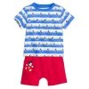 Disney Mickey Mouse Summer T-Shirt And Shorts Set For Baby 2 Disney Mickey Mouse Summer T-Shirt And Shorts Set For Baby -Girls Clothing Store 5000059580313