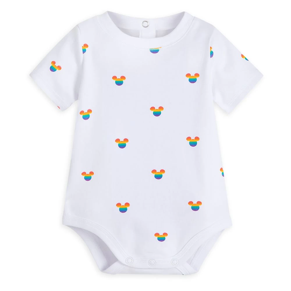 Mickey Mouse Icon Bodysuit And Shorts Set For Baby – Disney Pride Collection 4 Mickey Mouse Icon Bodysuit And Shorts Set For Baby – Disney Pride Collection - Image 2