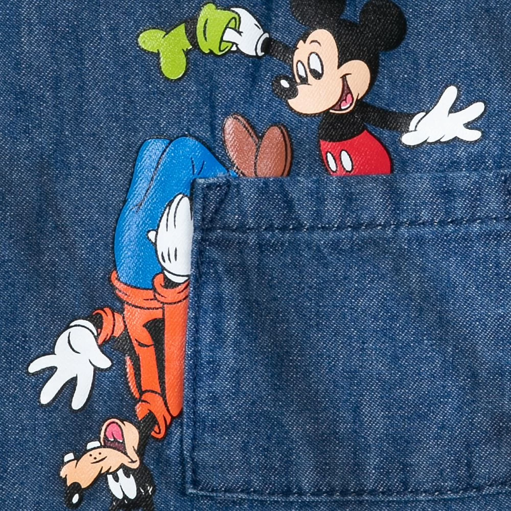 Disney Mickey Mouse And Friends Denim Dress For Baby 7 Disney Mickey Mouse And Friends Denim Dress For Baby - Image 5