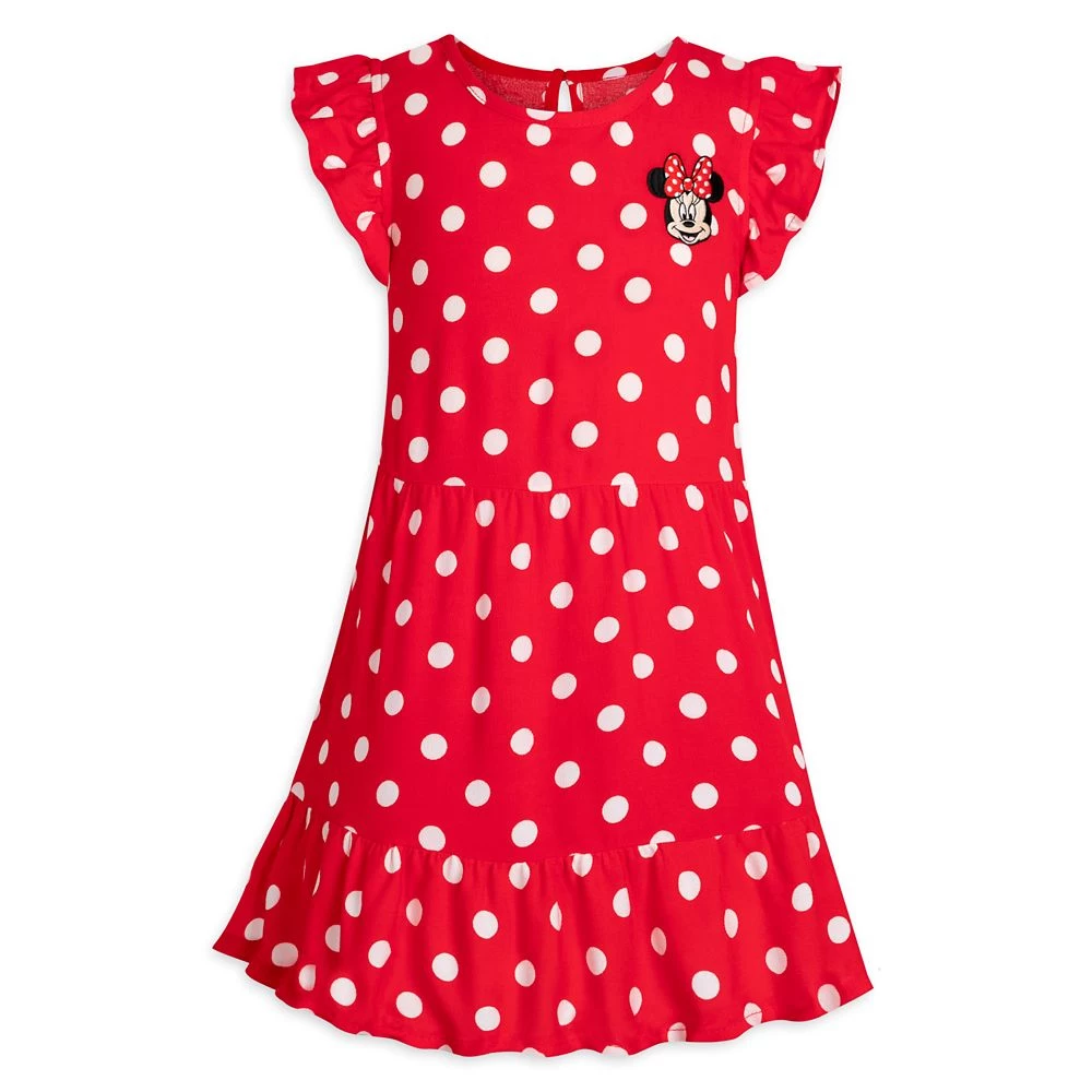 Disney Minnie Mouse Polka Dot Dress For Kids 3 Disney Minnie Mouse Polka Dot Dress For Kids