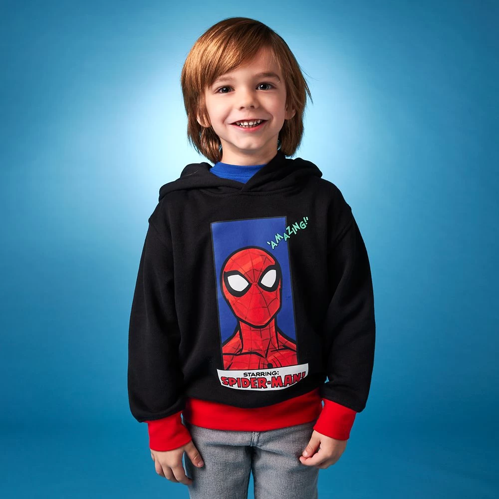 Disney Spider-Man Pullover Hoodie For Kids 4 Disney Spider-Man Pullover Hoodie For Kids - Image 2