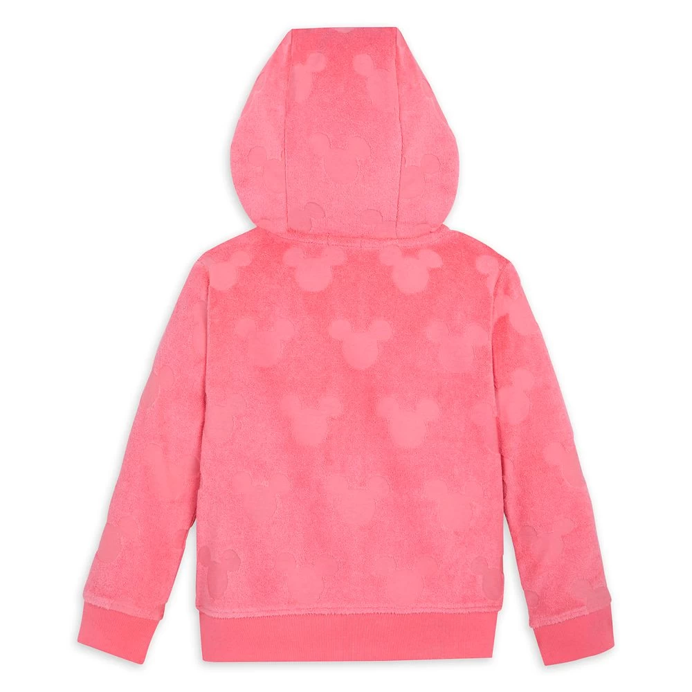Disney Mickey And Minnie Mouse Burnout Zip Hoodie For Girls 5 Disney Mickey And Minnie Mouse Burnout Zip Hoodie For Girls - Image 3