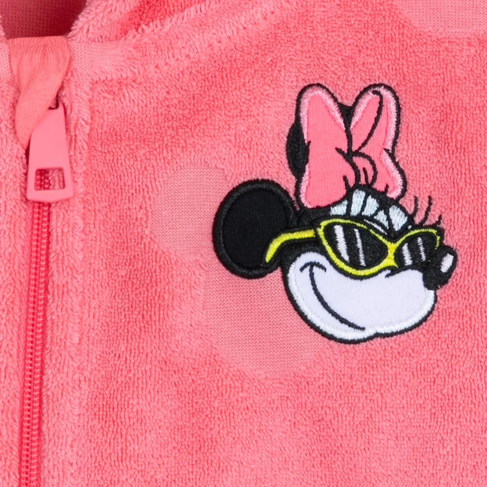 Disney Mickey And Minnie Mouse Burnout Zip Hoodie For Girls 6 Disney Mickey And Minnie Mouse Burnout Zip Hoodie For Girls - Image 4