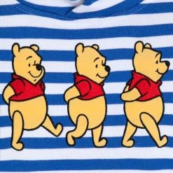 Disney Winnie The Pooh Striped Pullover Hoodie For Kids -Girls Clothing Store 5003059750345 3