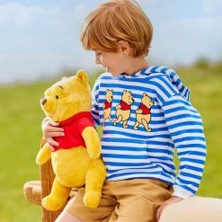 Disney Winnie The Pooh Striped Pullover Hoodie For Kids -Girls Clothing Store 5003059750345 5