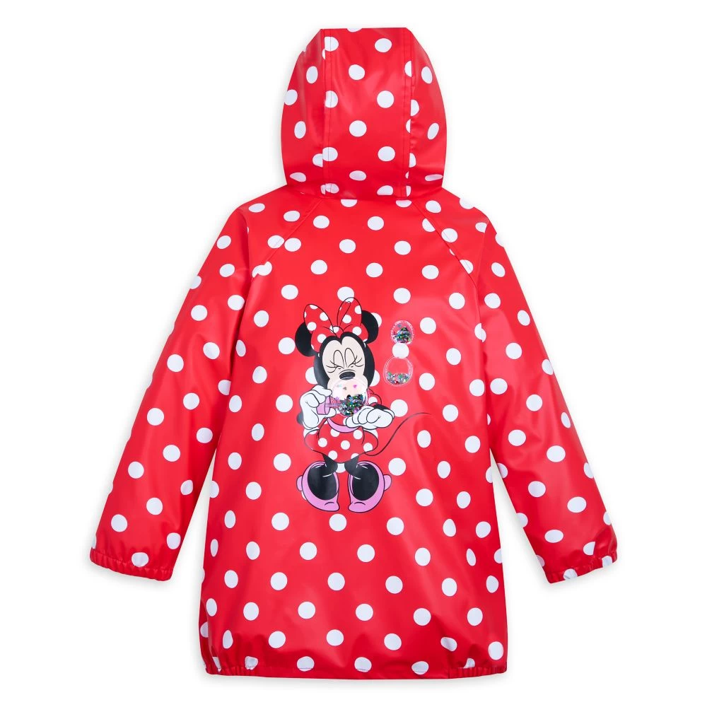 Disney Minnie Mouse Hooded Rain Jacket For Girls 5 Disney Minnie Mouse Hooded Rain Jacket For Girls - Image 3