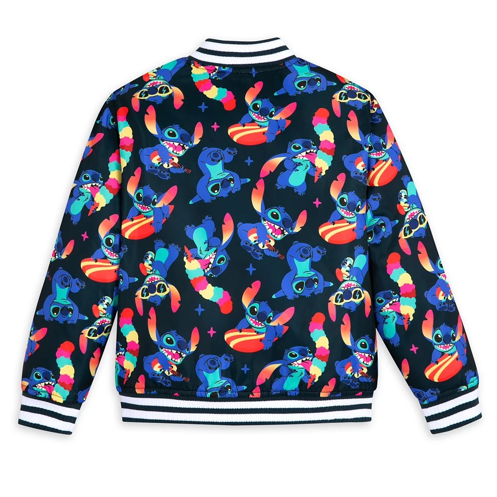 Disney Stitch Varsity Jacket For Kids – Lilo & Stitch 5 Disney Stitch Varsity Jacket For Kids – Lilo & Stitch - Image 3
