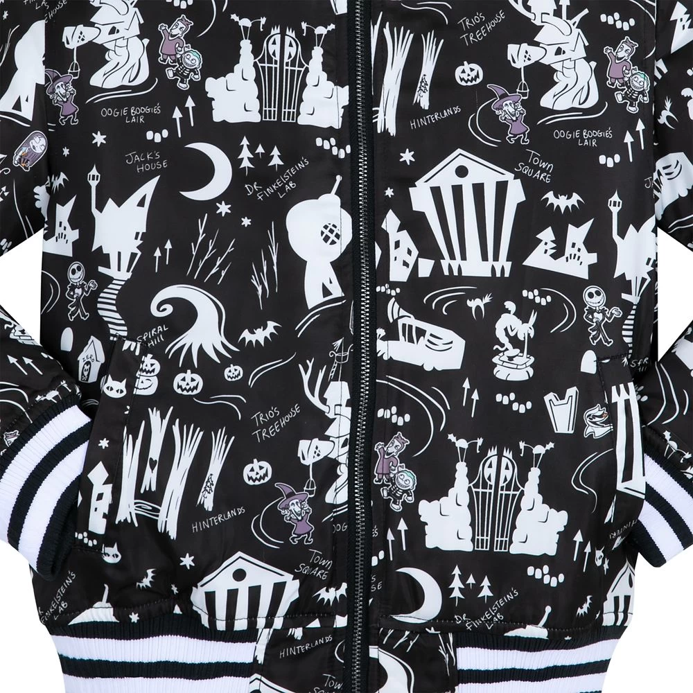 Disney The Nightmare Before Christmas Varsity Jacket For Kids 5 Disney The Nightmare Before Christmas Varsity Jacket For Kids - Image 3