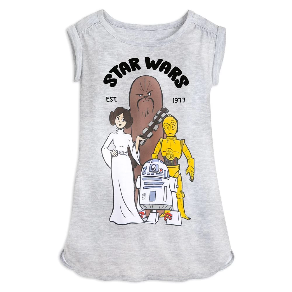 Disney Star Wars Nightshirt For Girls 3 Disney Star Wars Nightshirt For Girls