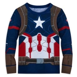 Disney Captain America Costume PJ PALS For Kids 11 Disney Captain America Costume PJ PALS For Kids -Girls Clothing Store 5005057393227 2