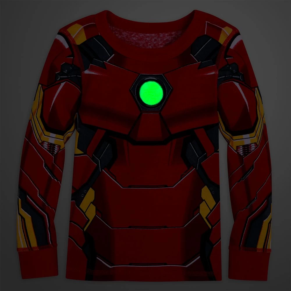 Disney Iron Man Costume PJ PALS For Kids 5 Disney Iron Man Costume PJ PALS For Kids - Image 3