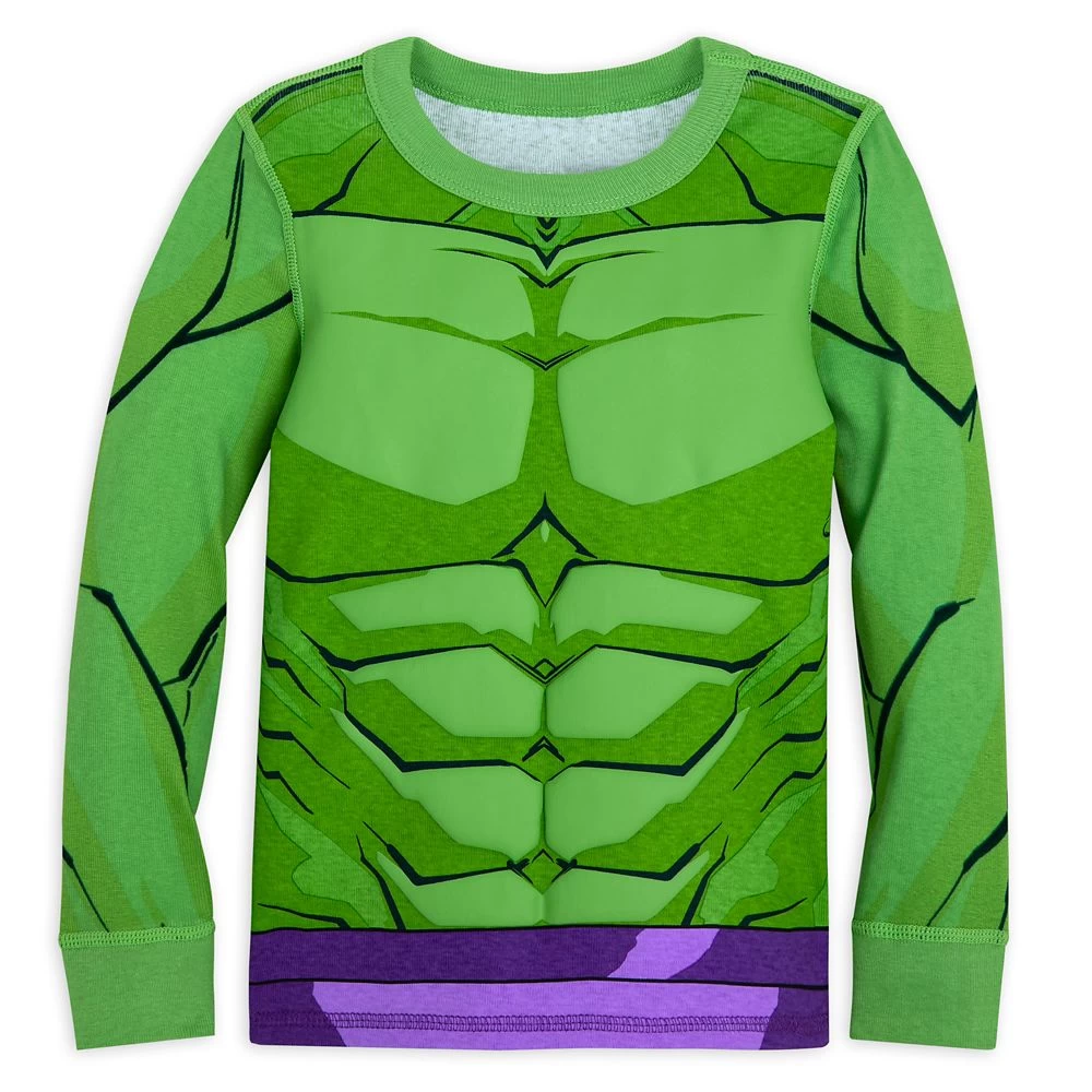 Disney Hulk Costume PJ PALS For Kids 4 Disney Hulk Costume PJ PALS For Kids - Image 2