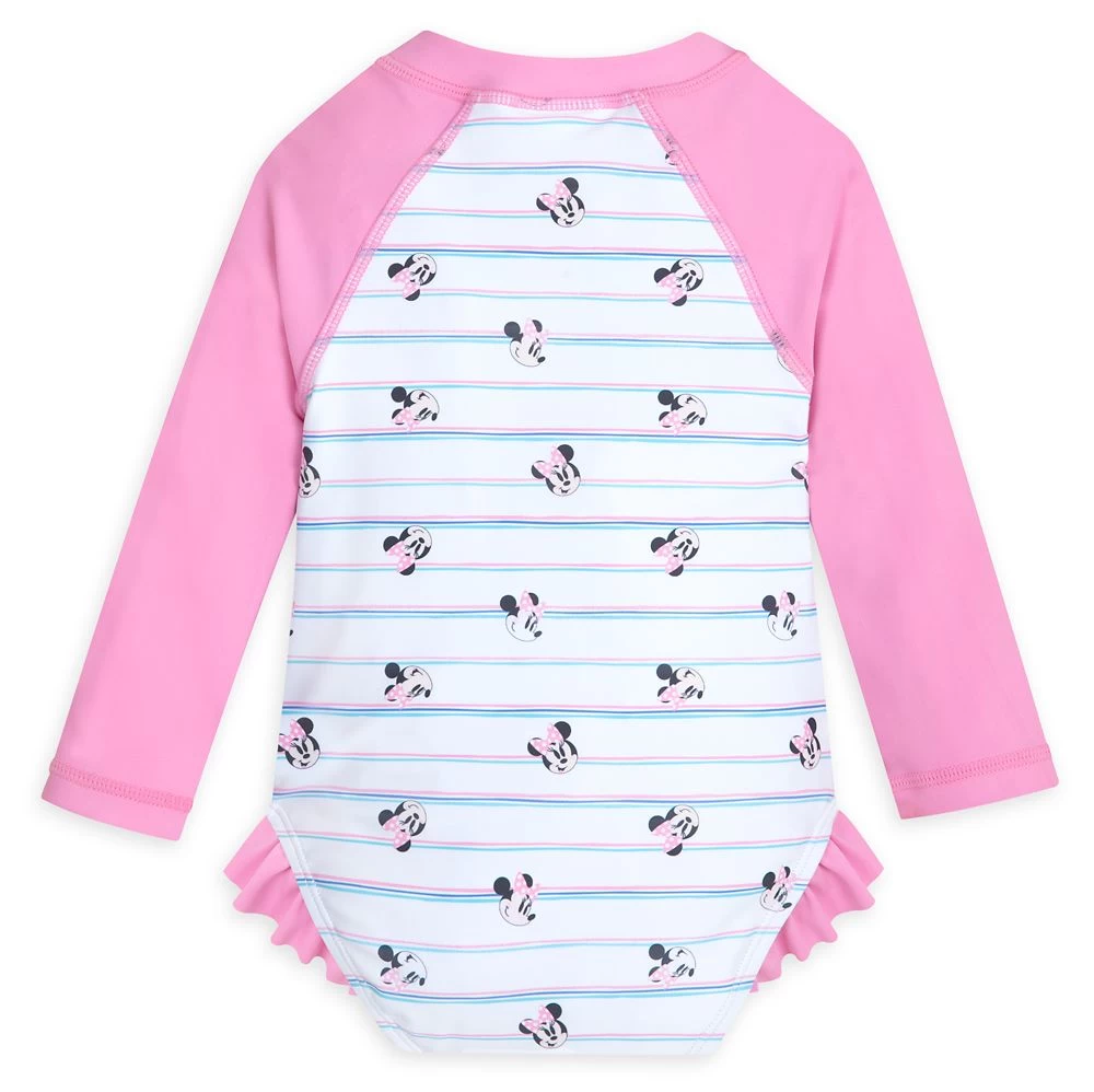 Disney Minnie Mouse Rash Guard Swimsuit For Baby 5 Disney Minnie Mouse Rash Guard Swimsuit For Baby - Image 3
