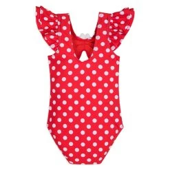 Disney Minnie Mouse Red Polka Dot Swimsuit For Girls -Girls Clothing Store 5006059190189 2