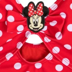 Disney Minnie Mouse Red Polka Dot Swimsuit For Girls -Girls Clothing Store 5006059190189 3