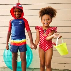 Disney Minnie Mouse Red Polka Dot Swimsuit For Girls -Girls Clothing Store 5006059190189 4