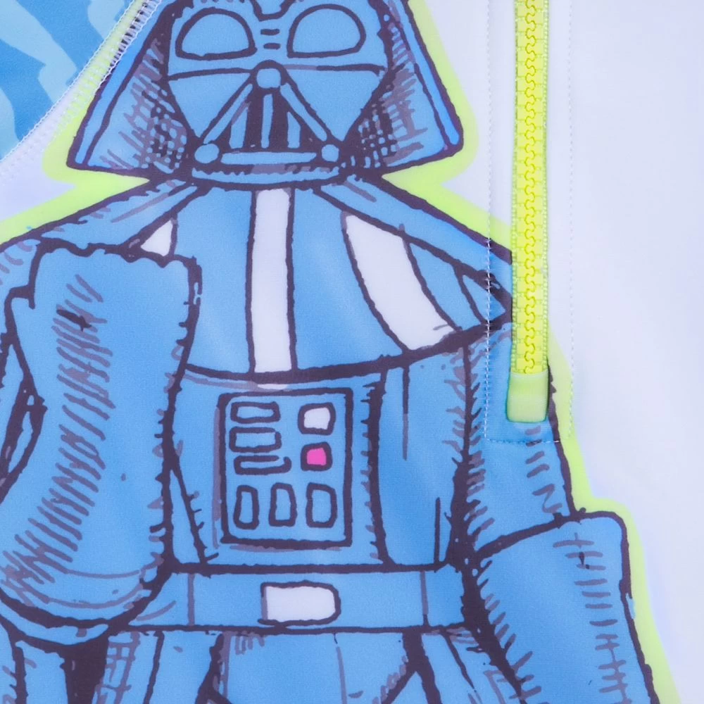 Disney Darth Vader Half-Zip Rash Guard For Kids – Star Wars 5 Disney Darth Vader Half-Zip Rash Guard For Kids – Star Wars - Image 3