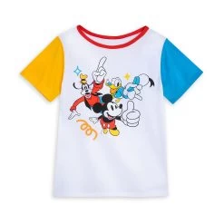 Disney Mickey Mouse And Friends Color Block T-Shirt For Kids β Sensory Friendly