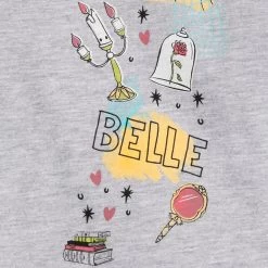 Disney Belle Fashion T-Shirt For Girls – Beauty And The Beast 9 Disney Belle Fashion T-Shirt For Girls – Beauty And The Beast -Girls Clothing Store 5007048020254 2