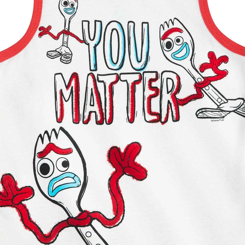 Disney Forky Fashion Tank Top For Kids – Toy Story 4 4 Disney Forky Fashion Tank Top For Kids – Toy Story 4 - Image 2