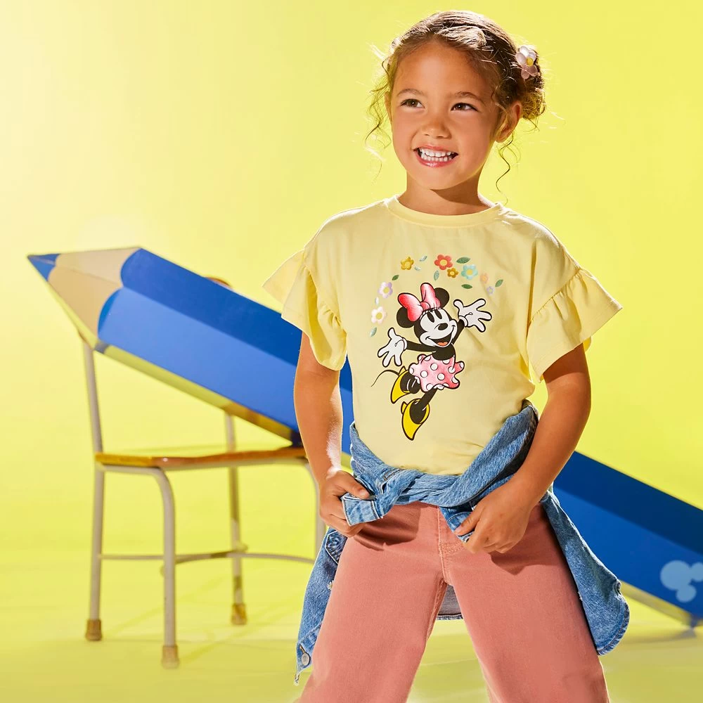 Disney Minnie Mouse Fashion T-Shirt For Girls 4 Disney Minnie Mouse Fashion T-Shirt For Girls - Image 2