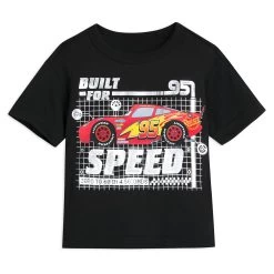 Disney Lightning McQueen ''Built For Speed'' T-Shirt For Kids – Cars