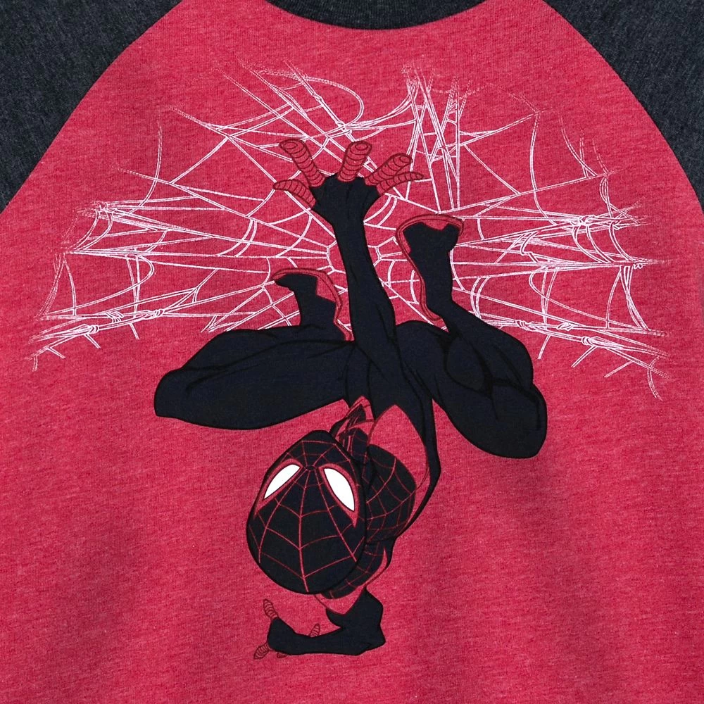 Disney Miles Morales Raglan T-Shirt For Kids – Spider-Man: Across The Spider-Verse 4 Disney Miles Morales Raglan T-Shirt For Kids – Spider-Man: Across The Spider-Verse - Image 2