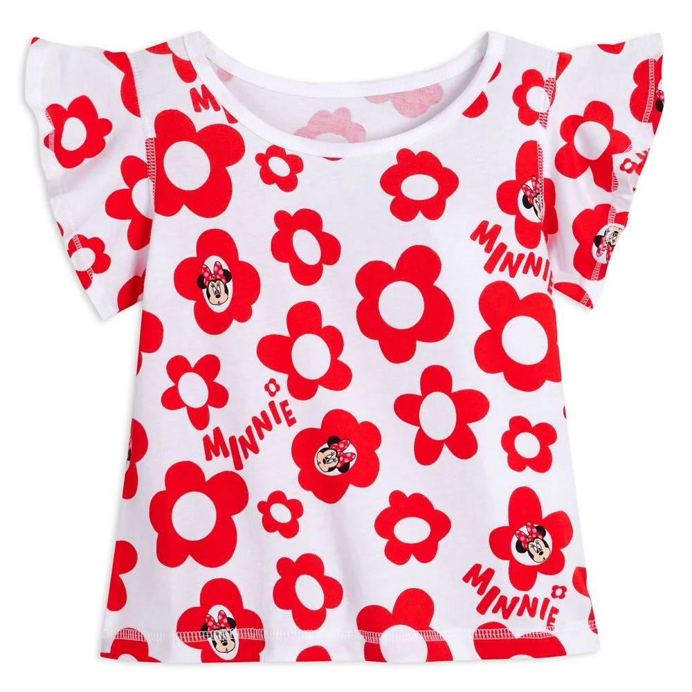 Disney Minnie Mouse Floral T-Shirt For Girls – Sensory Friendly 3 Disney Minnie Mouse Floral T-Shirt For Girls – Sensory Friendly