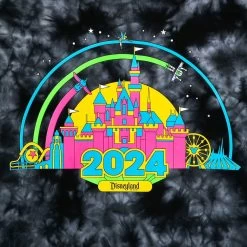Disneyland 2024 Tie-Dye Pullover Sweatshirt For Women -Girls Clothing Store 5102057390085 2