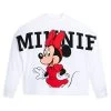 Disney Minnie Mouse Back To Front Pullover Sweatshirt For Women -Girls Clothing Store 5102106030189