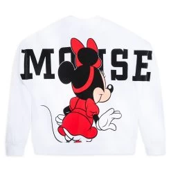 Disney Minnie Mouse Back To Front Pullover Sweatshirt For Women -Girls Clothing Store 5102106030189 2