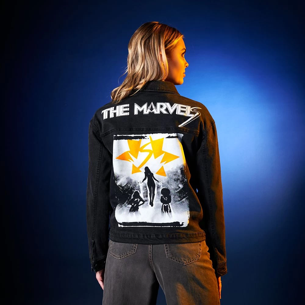 Disney The Marvels Denim Jacket For Women 4 Disney The Marvels Denim Jacket For Women - Image 2