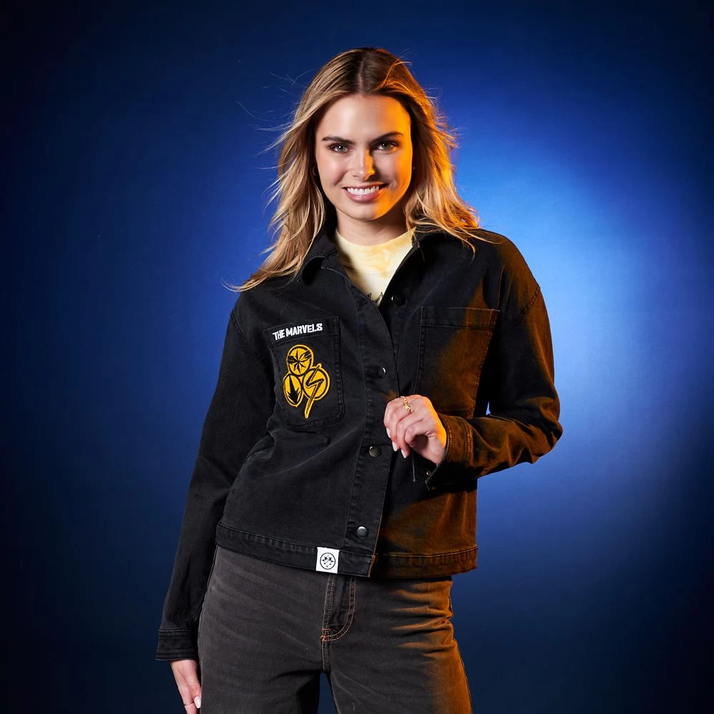 Disney The Marvels Denim Jacket For Women 9 Disney The Marvels Denim Jacket For Women - Image 7