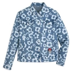 Disney Minnie Mouse Floral Denim Jacket For Women