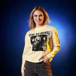 Disney The Marvels Long Sleeve Tie-Dye T-Shirt For Women 9 Disney The Marvels Long Sleeve Tie-Dye T-Shirt For Women -Girls Clothing Store 5106048004967 1