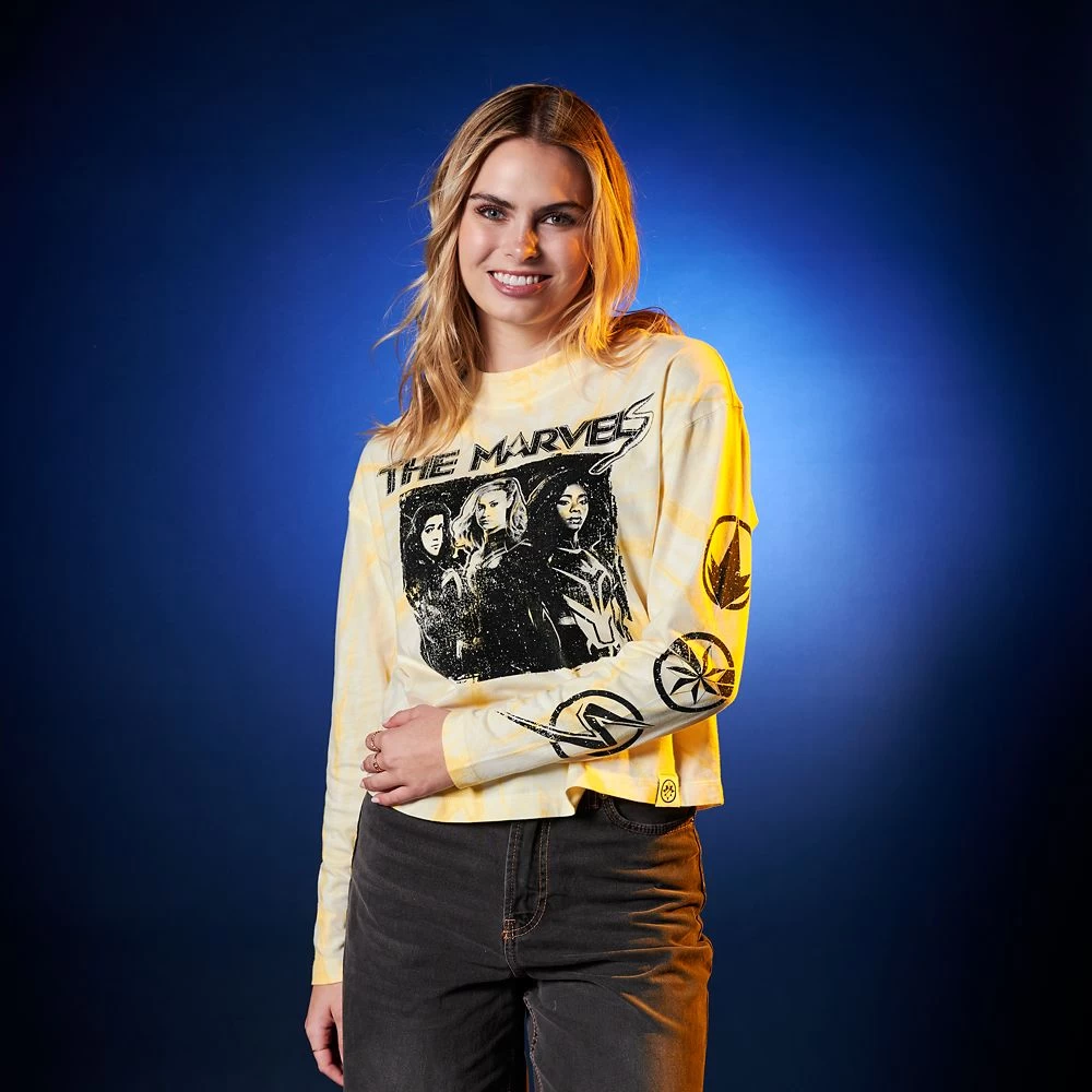 Disney The Marvels Long Sleeve Tie-Dye T-Shirt For Women 8 Disney The Marvels Long Sleeve Tie-Dye T-Shirt For Women - Image 6