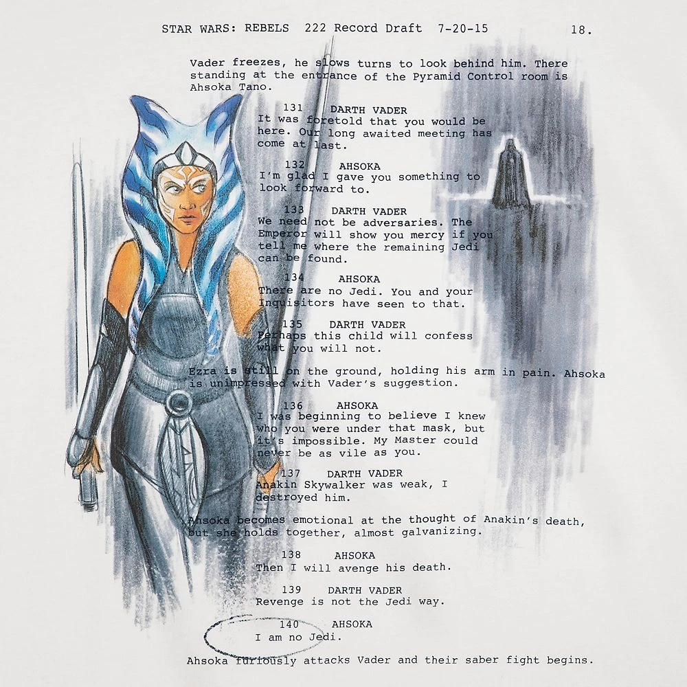 Disney Ahsoka Tano T-Shirt For Women By Ashley Eckstein – Star Wars Rebels 4 Disney Ahsoka Tano T-Shirt For Women By Ashley Eckstein – Star Wars Rebels - Image 2