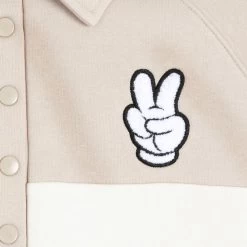 Disney Mickey Mouse Peace Sign Sweatshirt For Women -Girls Clothing Store 5106057430346 4