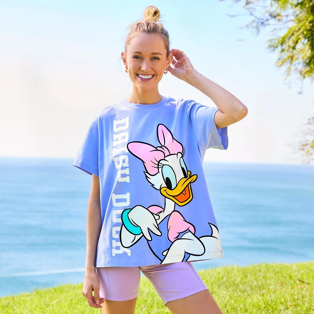 Disney Daisy Duck Back To Front T-Shirt For Women 4 Disney Daisy Duck Back To Front T-Shirt For Women - Image 2