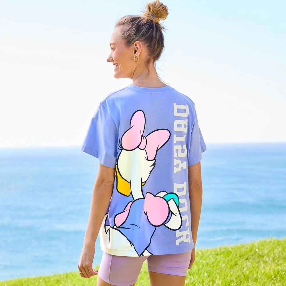 Disney Daisy Duck Back To Front T-Shirt For Women 5 Disney Daisy Duck Back To Front T-Shirt For Women - Image 3