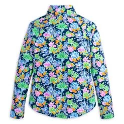 Mickey And Minnie Mouse Zip Pullover For Women By Lilly Pulitzer – Disney Parks -Girls Clothing Store 5106107140121 2