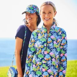 Mickey And Minnie Mouse Zip Pullover For Women By Lilly Pulitzer – Disney Parks -Girls Clothing Store 5106107140121 7