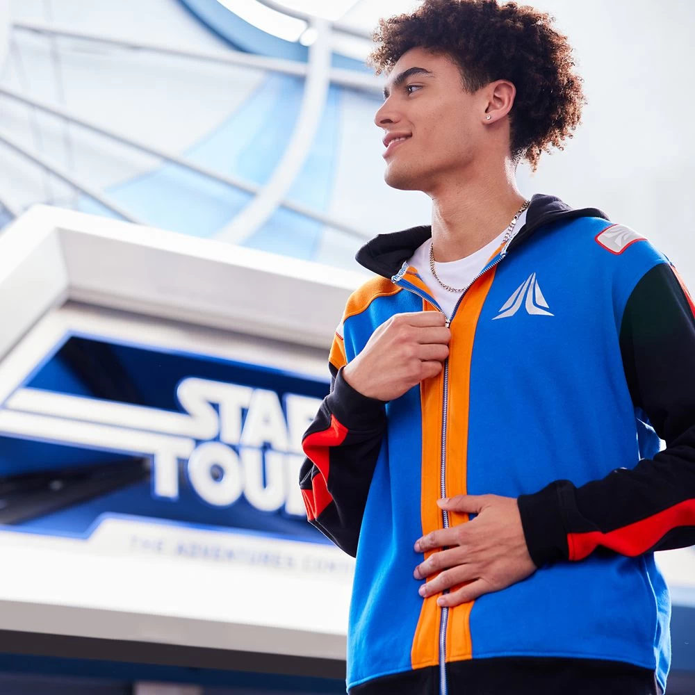 Disney Star Tours Fashion Zip Hoodie For Adults 6 Disney Star Tours Fashion Zip Hoodie For Adults - Image 4