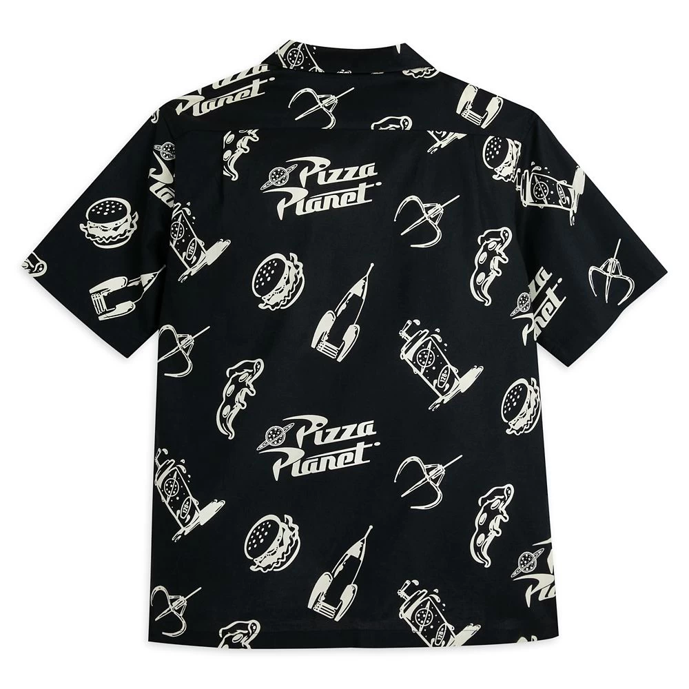 Disney Pizza Planet Woven Shirt For Men – Toy Story 5 Disney Pizza Planet Woven Shirt For Men – Toy Story - Image 3