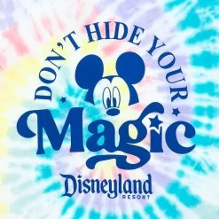 Mickey Mouse ''Don't Hide Your Magic'' Tie-Dye T-Shirt For Adults – Disneyland -Girls Clothing Store 5205048020183 2